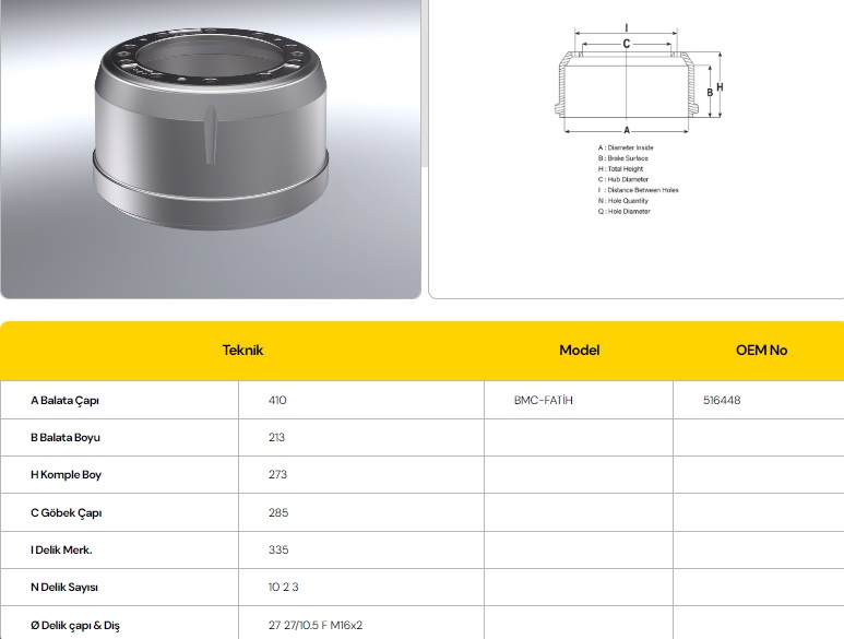 FREN KAMPANASI 220 26 İNCE FLANŞ